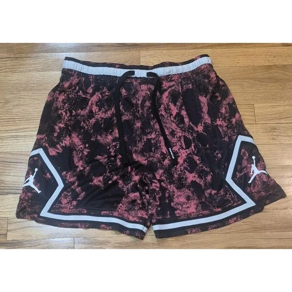 Jordan Basketball Red Black Diamond Breakfast Club Shorts DV9779-687 Men's XL
